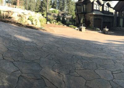 stone driveway pavement