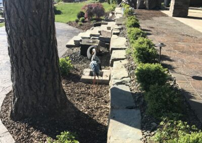 stone and gravel landscaping